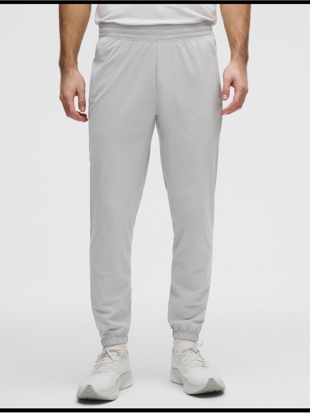 NWT 6-11 Size L Lululemon Pace Breaker Jogger Shorter - Sild（Silver Drop）